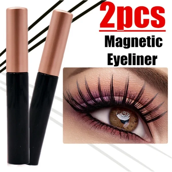 Black Self-Adhesive Eyeliner Pen For False Eyelashes Glue-Free Magnetic-Free Waterproof