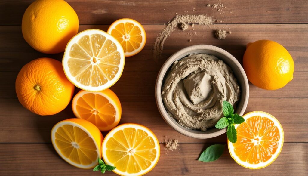 Clarifying Citrus and Clay Mask