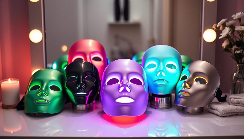 LED light therapy masks