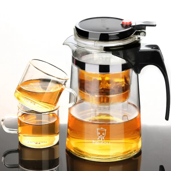 750ml Heat Resistant Glass Teapot Chinese kung fu Tea Set