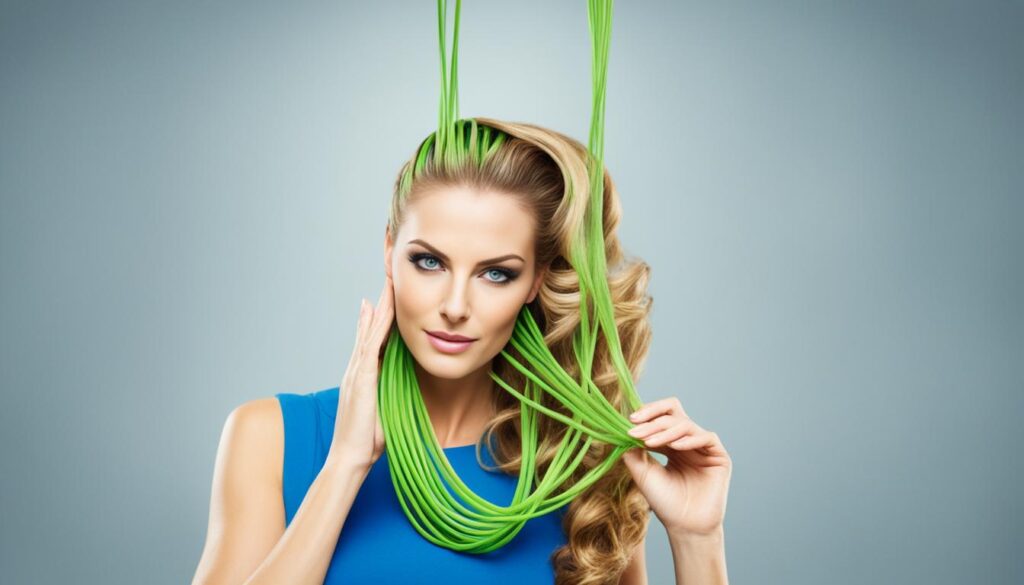 Elastin for hair