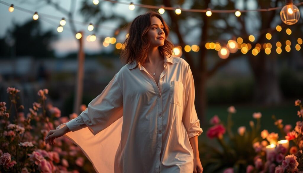 Oversized Shirt Dress