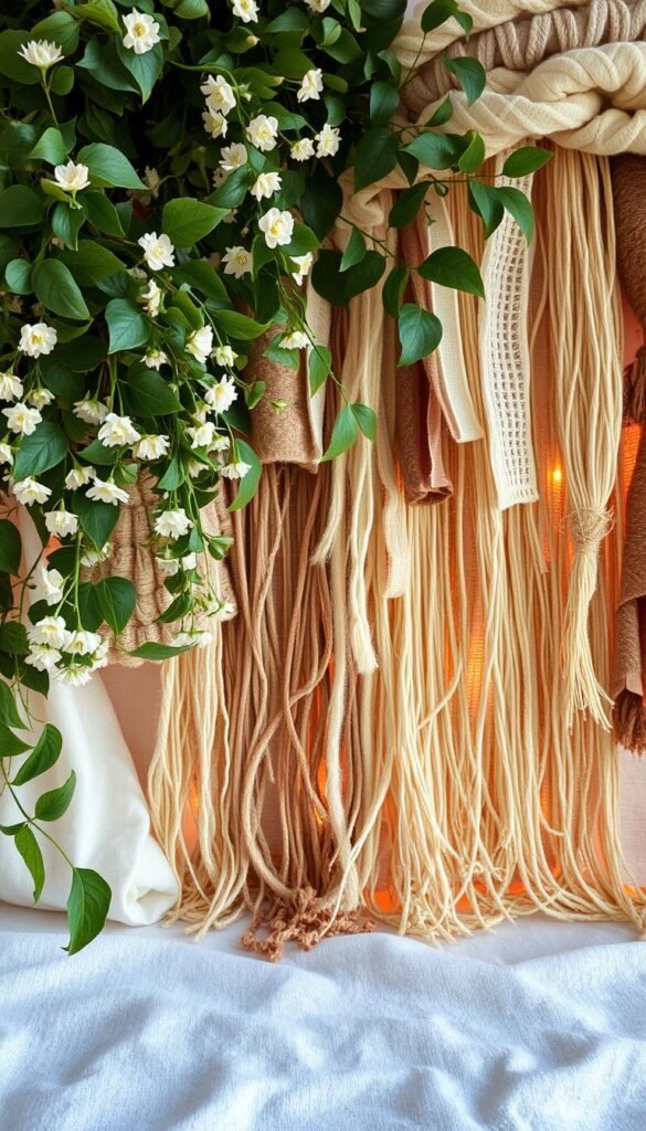 fabric and natural elements