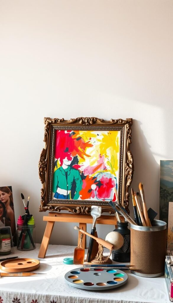 thrift store art transformation