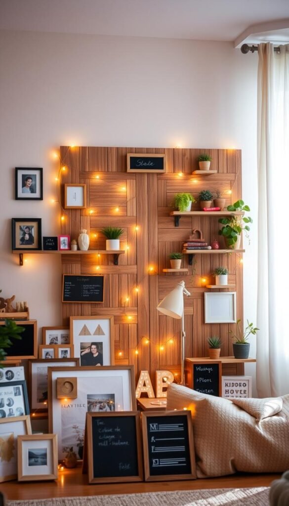DIY wall prop display