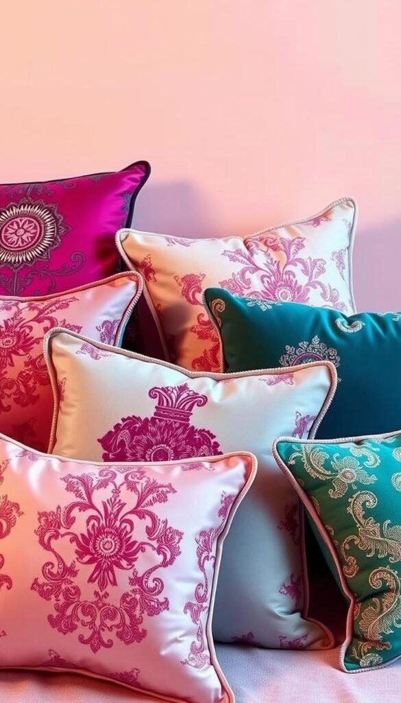 fashion-inspired decorative pillows