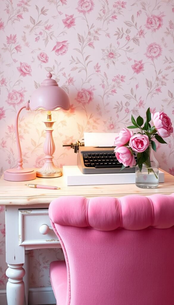 15 Chic Pink Desk Aesthetic Ideas for Workspaces