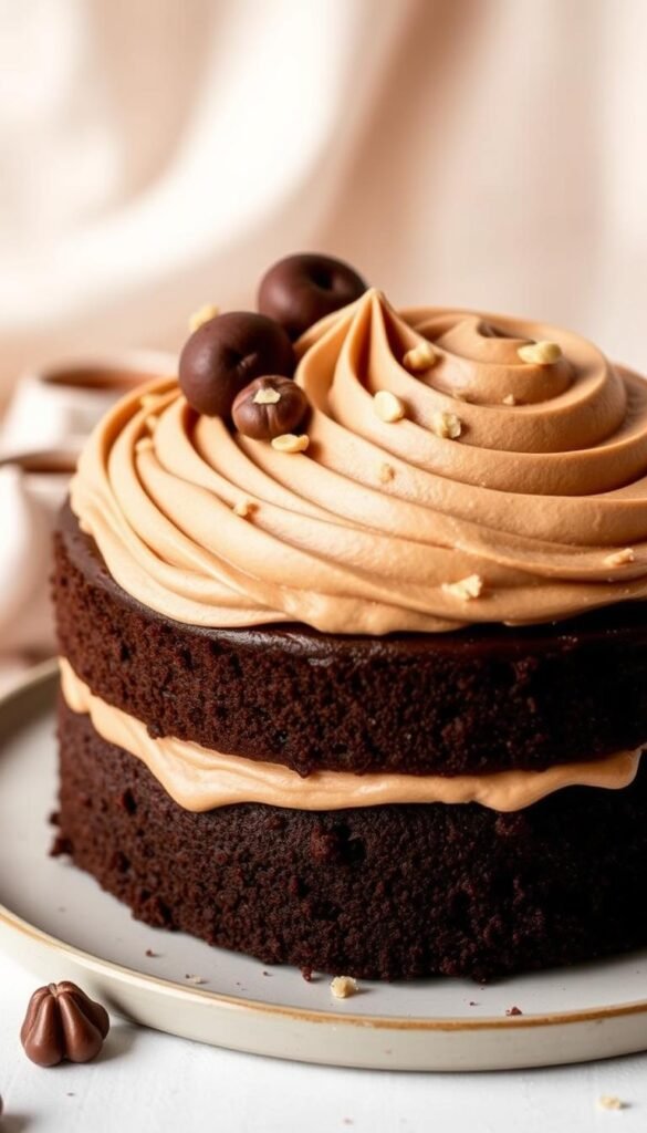 Gluten-Free Chocolate Cake With Hazelnut Frosting image